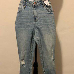 Sonoma Women Light Wash Ripped Skinny Jeans Sz 14